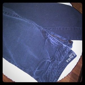 American eagle skinny stretch black jegging